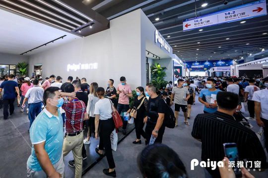 人氣爆棚超震撼!!派雅門窗攜“至臻新品”驚艷建博會！ 
